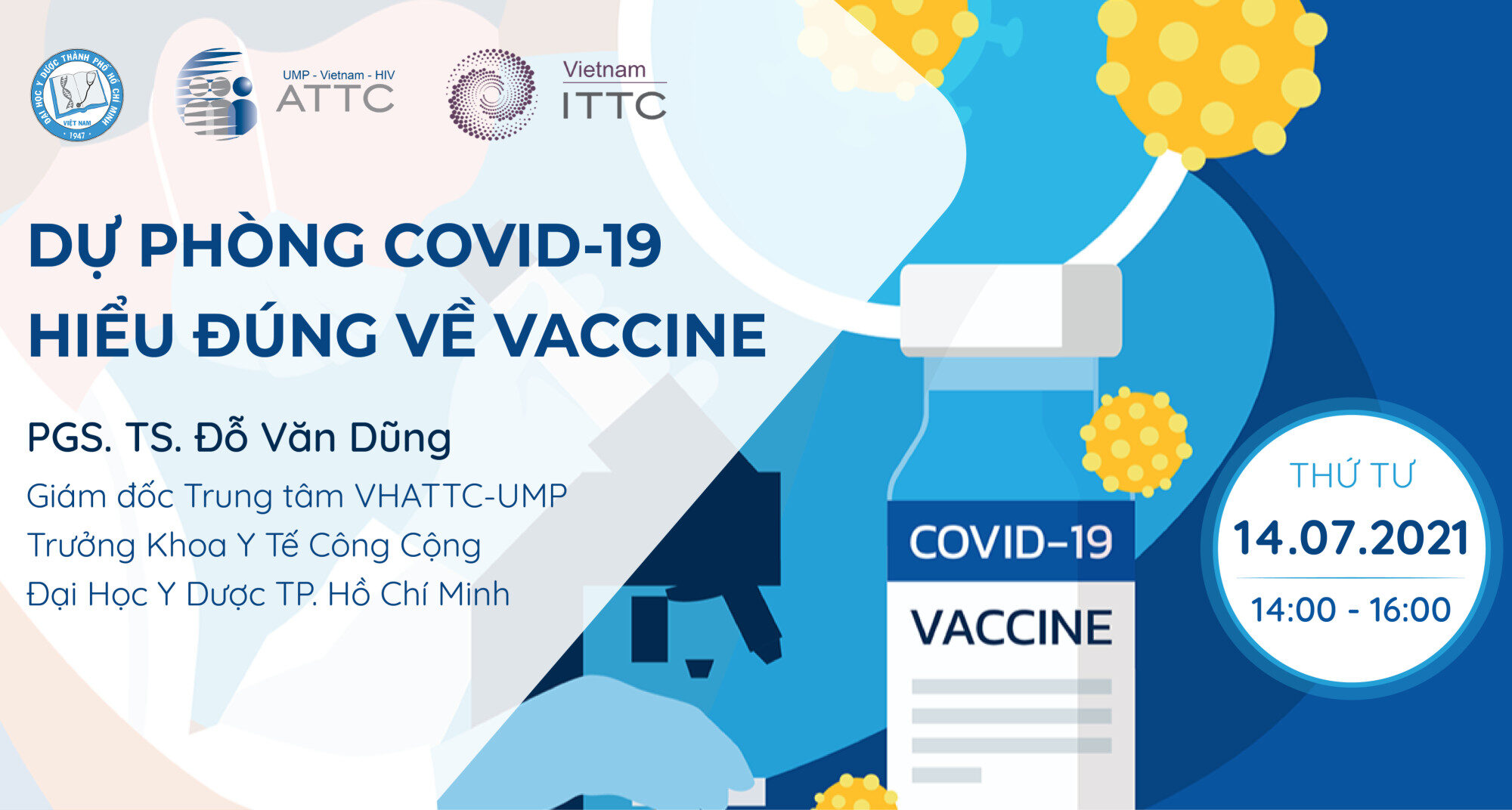 Dự phòng COVID-19 và Hiểu đúng về Vaccine - PGS. TS. BS. Đỗ Văn Dũng